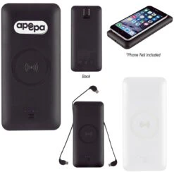 6-In-1 Wireless Charging Power Bank (5000 MAh)