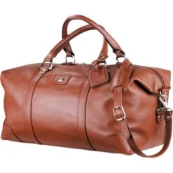 Cutter & Buck Leather Weekender Duffel