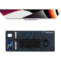 Extra Large Mouse Pad Desk Mat With Stitched Edges (27.5" X 11.625" X 0.125")