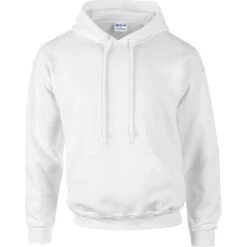 Gildan Adult DryBlend Hooded Sweatshirt (Men's, White)