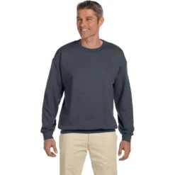 Gildan Adult Heavy Blend 50/50 Fleece Crew Sweatshirt (Men's, Colors)