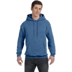 Hanes Ecosmart 50/50 Pullover Hooded Sweatshirt (Men's, Colors)