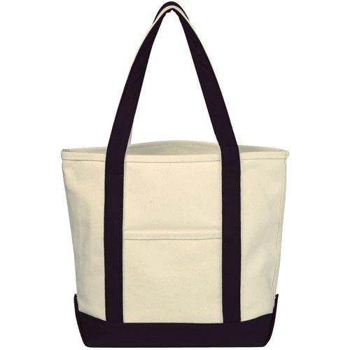Small Heavy Cotton Canvas Boat Tote Bag - Image 5