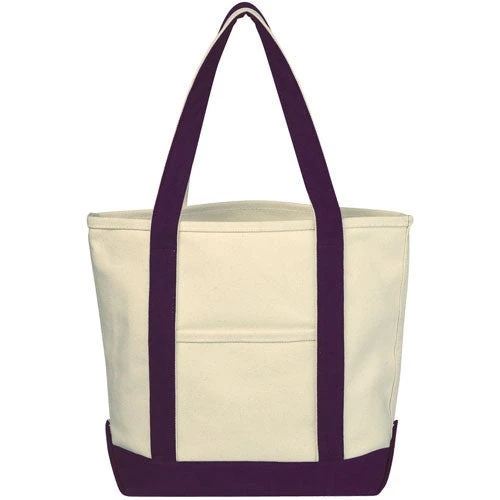 Small Heavy Cotton Canvas Boat Tote Bag - Image 2