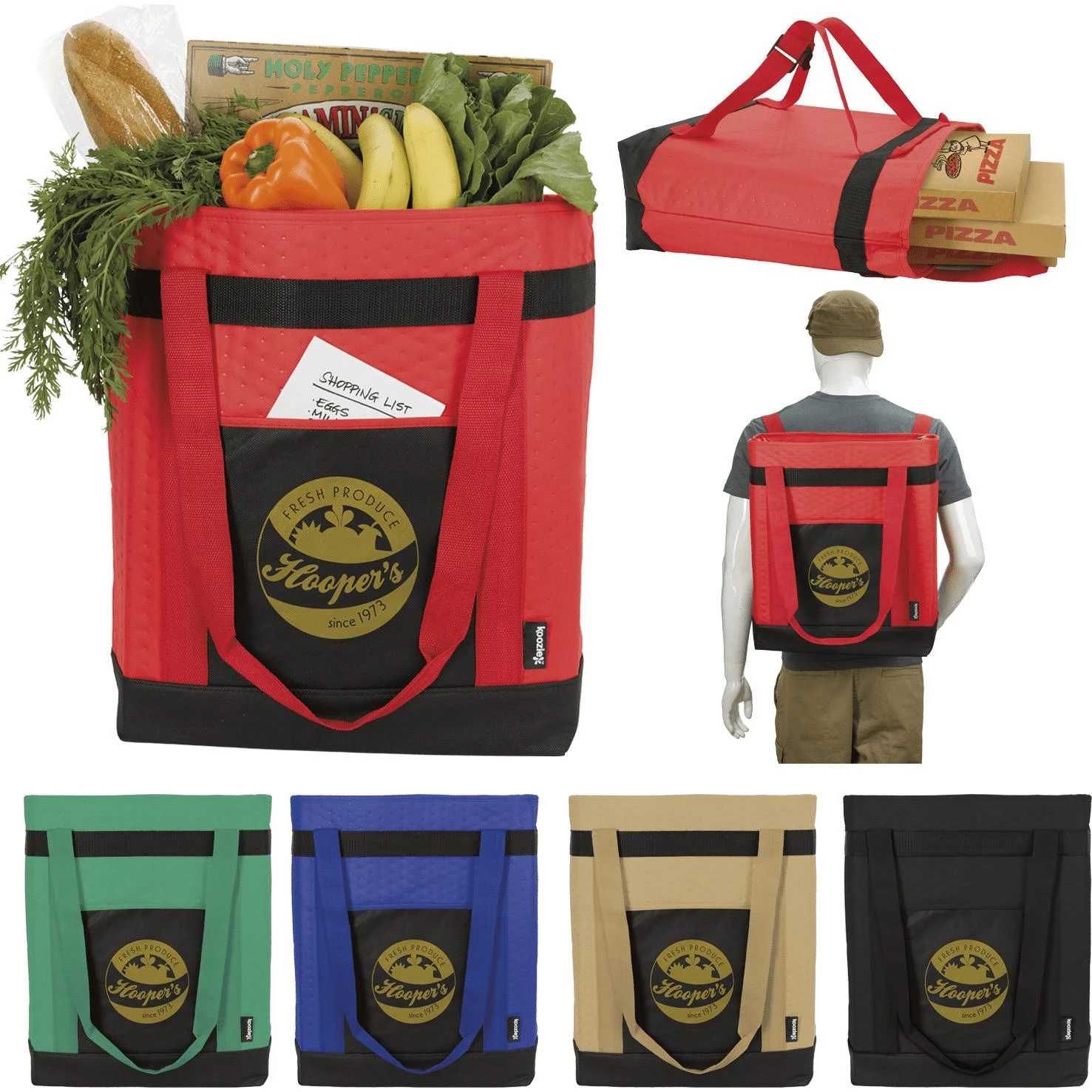 KOOZIE® Triple Carry Insulated Tote Pack Kooler - Image 14