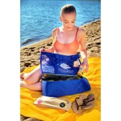 Nautical Insulated Beach Bag