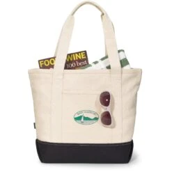 Newport Cotton Zippered Tote Bag
