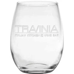 Stemless White Wine Glass (15 Oz., 4.375" X 2.5" Dia.)
