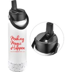 Vacuum Water Bottle With Silicone Bottom (27 Oz.)